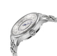 Jones Swiss automatic SW200 single handed watch Silver Silver | Silver Dial