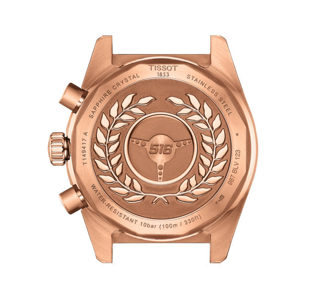 TISSOT PR516 ローズゴールド Tissot PR516 Quartz Chronograph Rose-Gold | Black | T1494173305100