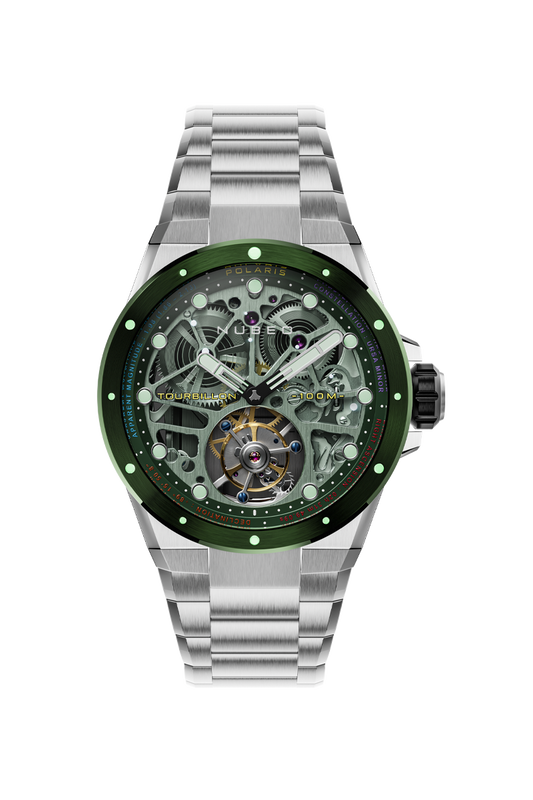 Polaris Green / Stainless Steel | Green Dial