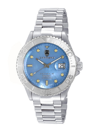 Catania MOP Silvertone-Blue | Blue Dial