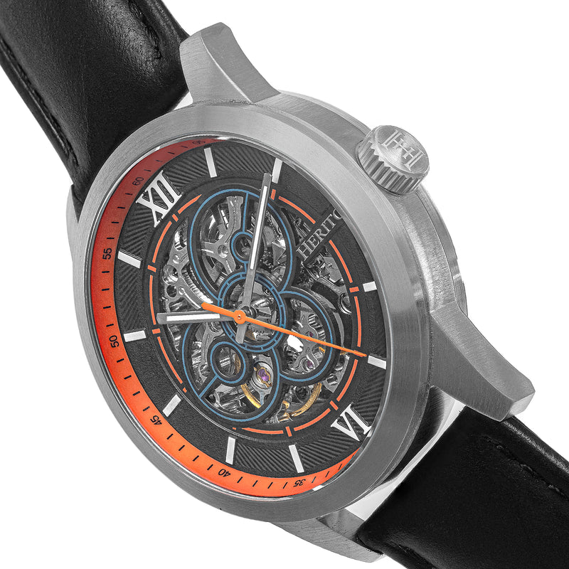 Jonas Silver/Orange | Black Dial