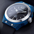 DF Carbon Fiber Automatic Black Dial, Blue Case | Black Dial