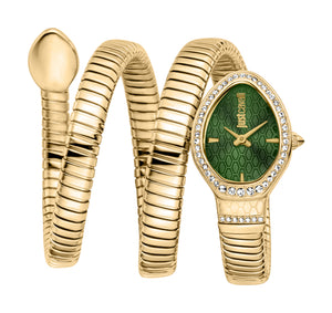 Carezza 22mm / Dark Green / Gold | Dark Green Dial