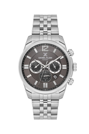 Jubilee Dual-Time Silver / Grey Dial Gray Dial