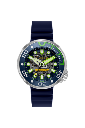 Ventana Skeleton Automatic Limited Edition Blue / Silicone | Blue Dial