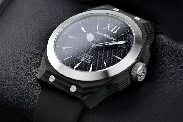 DF Carbon Fiber Automatic Black Dial, Black Case | Black Dial