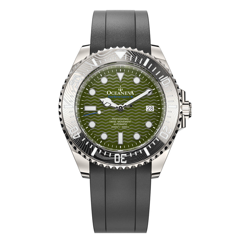 Deep Marine Explorer VI 6000m Grade 5 Titanium 6000m/ODGreenDial | Green Dial