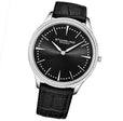 Symphony Black/Leather/Black Dial/Silver Case | Black Dial