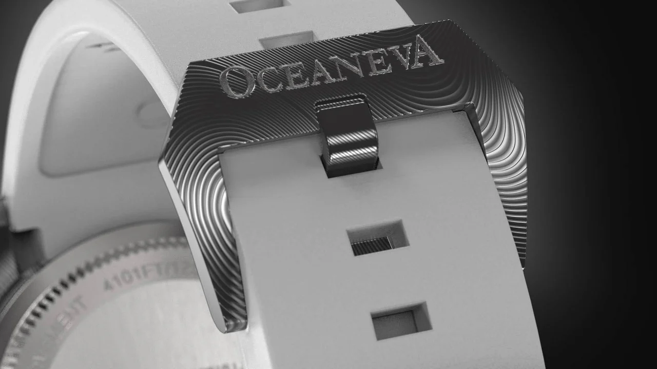 Oceaneva Damascus Swiss Automatic SW200 Deep Marine Explorer II (Damascus/White Dial)