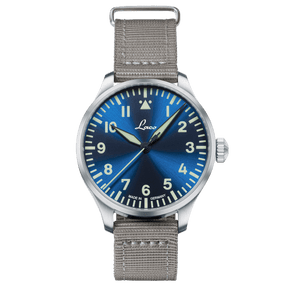 Augsburg Blaue Stunde 39 nylon bracelet Blue Dial