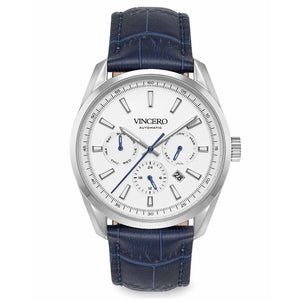 THE RESERVE AUTOMATIC - BLUE/SILVER Blue/Silver | White Dial