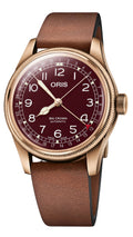Bronze Pointer Date Red / Leather | Red Dial