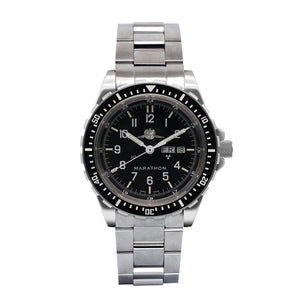 Divers Auto Jumbo Day /Date Black Yamam/Nylon Black Dial