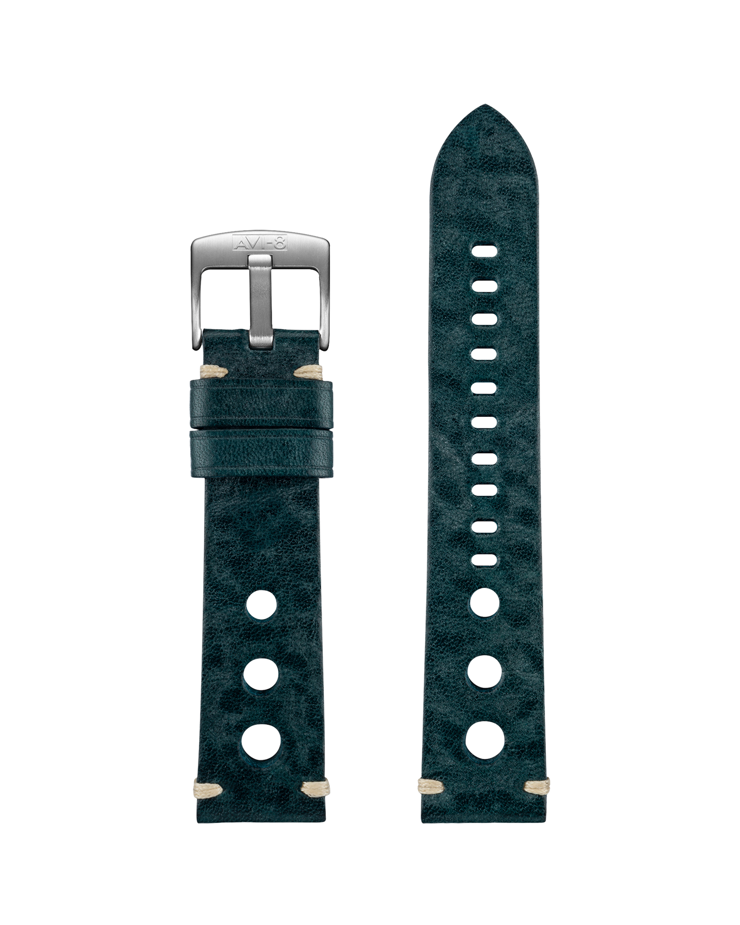 Rally Straps Green / Leather