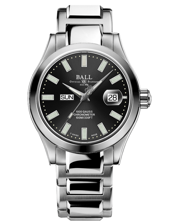 Engineer III Marvelight Chronometer Day-Date Black 40mm Black Dial