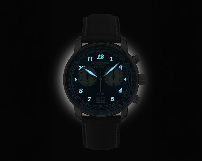 LZ 127 Graf Zeppelin Blue | Blue Dial