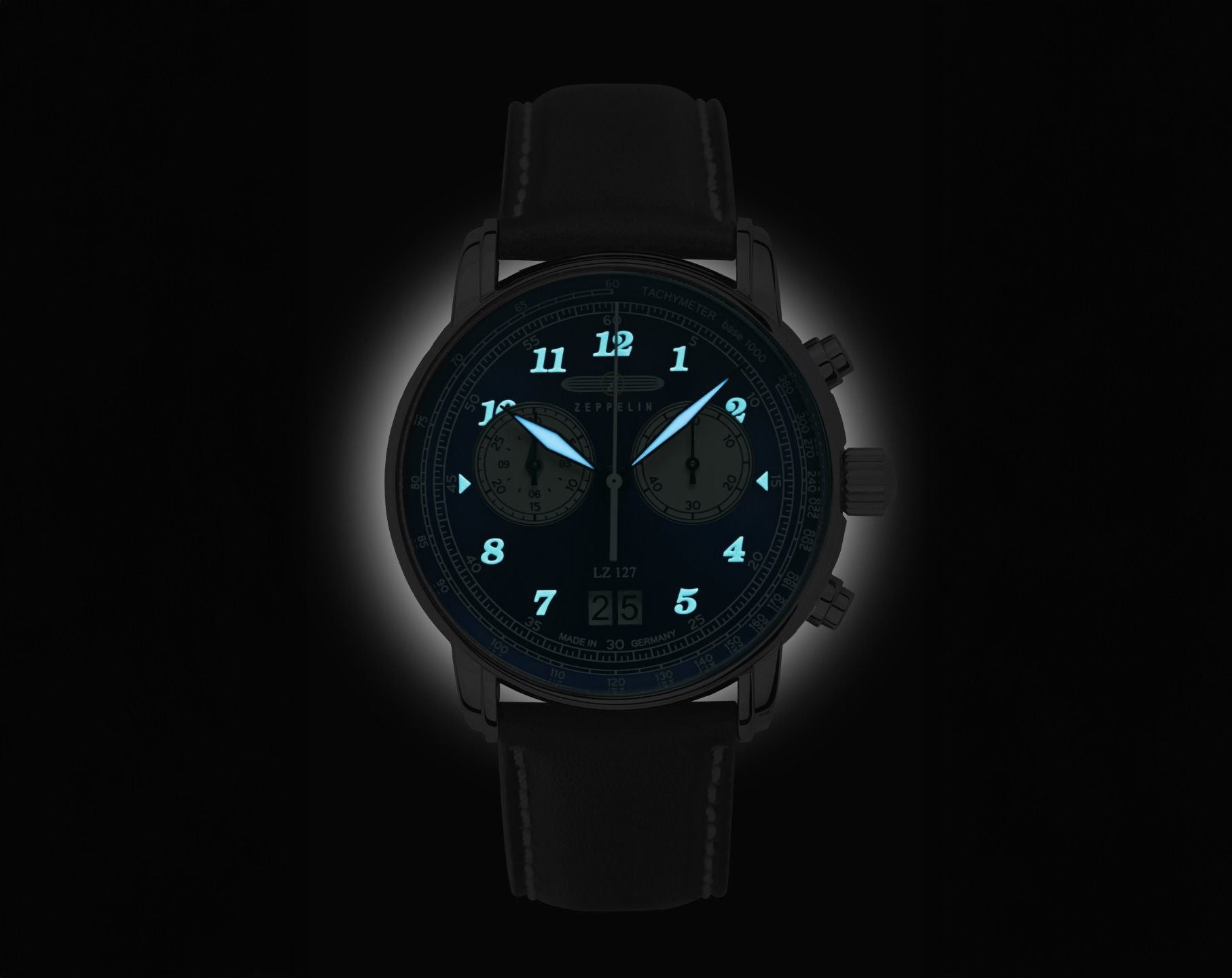 LZ 127 Graf Zeppelin Blue | Blue Dial