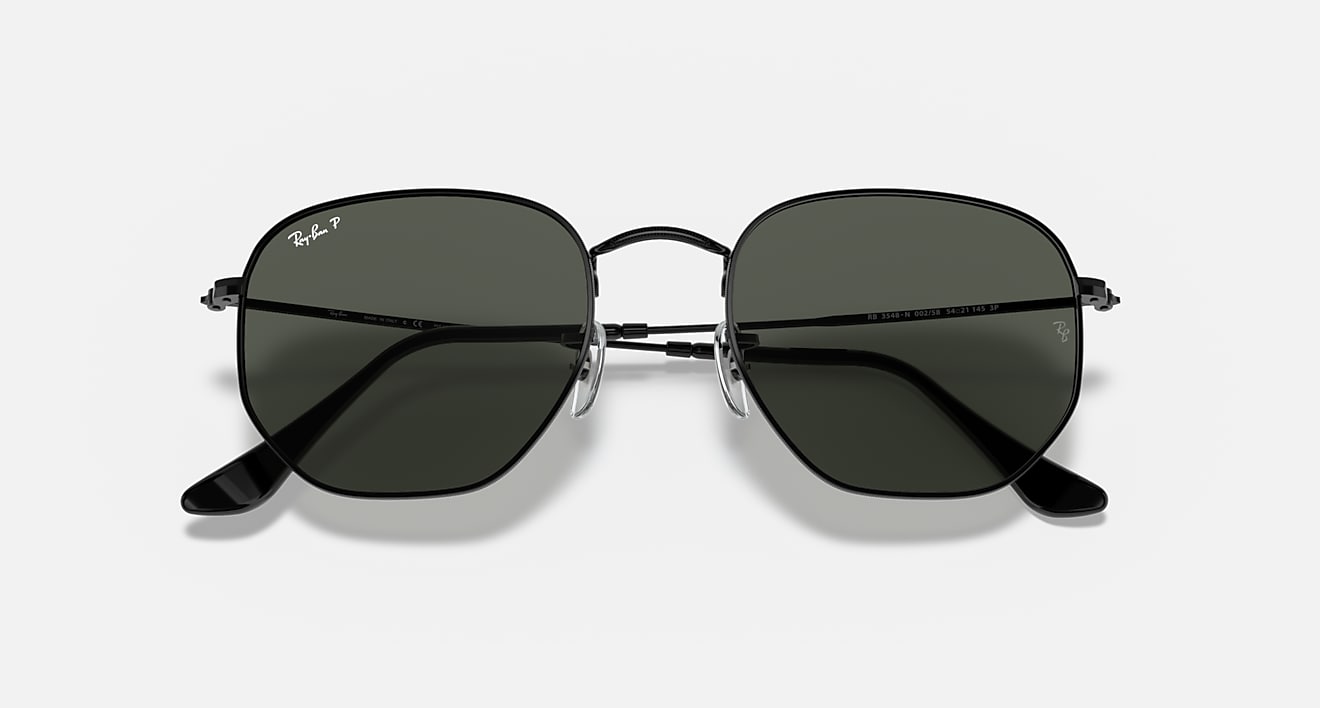 HEXAGONAL FLAT LENSES MEN'S Black / Polar Green |  Dial