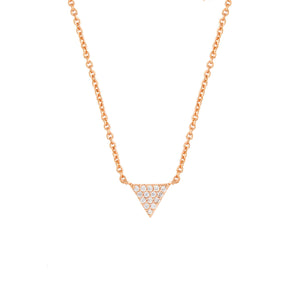 Lupine Pendant Necklace 18k Rose Gold