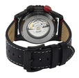 Contasecondi GV2 Contasecondi Men's Silver/Red Dial Black Calfskin Leather Watch | Silver Dial