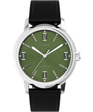 HERITAGE Green / Leather | Green Dial