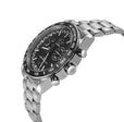 Freccia-Chronograph GV2 Swiss Quartz, 316L Case, Black Bezel, Black Dial, 316L Stainless Steel Bracelet | Black Dial