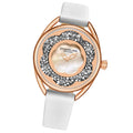 Symphony White Leather | Silver Dial