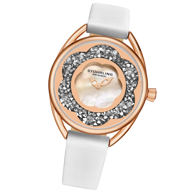 Symphony White Leather | Silver Dial