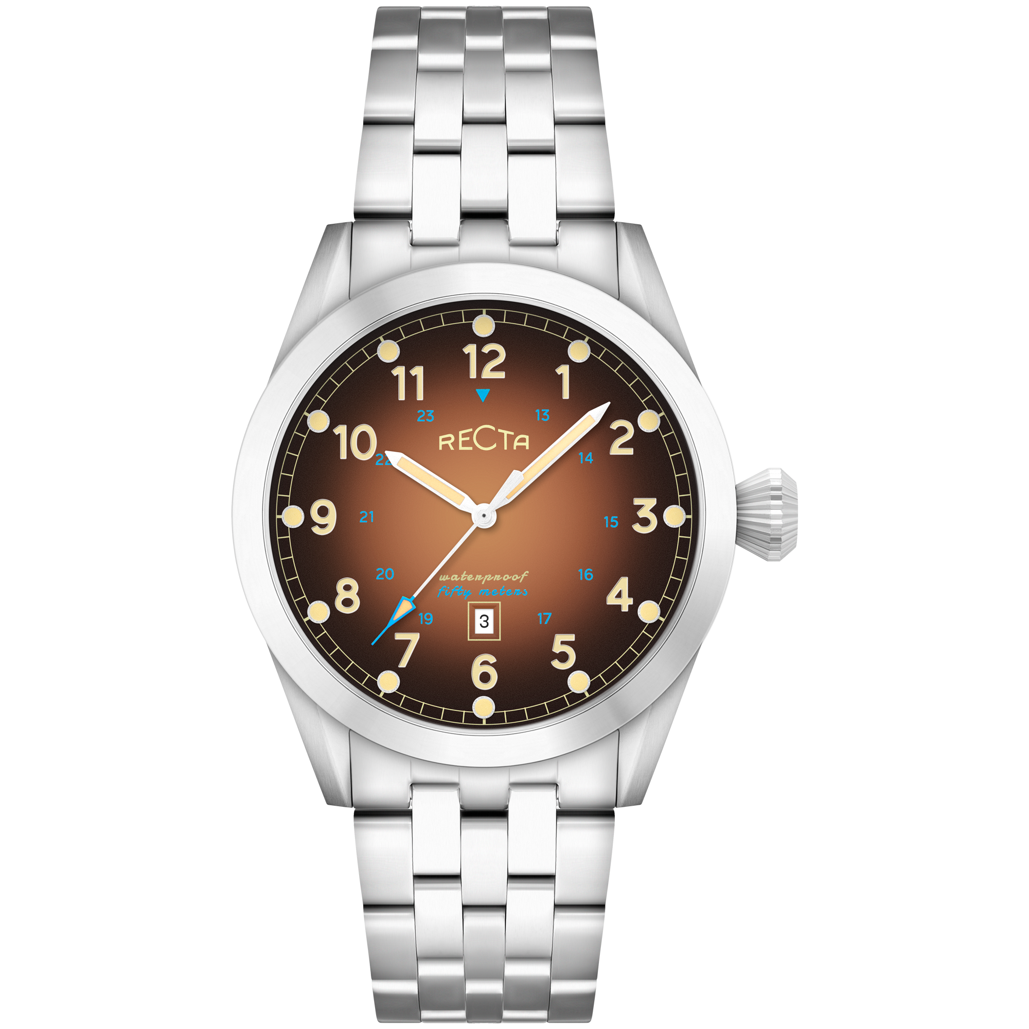 Cavalier Japan Quartz Brown / Stainless Steel |  Dial