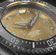 Damascus Swiss Automatic SW200 Deep Marine Explorer II Damascus/Yellow Gold Damascus Dial | Gold Dial