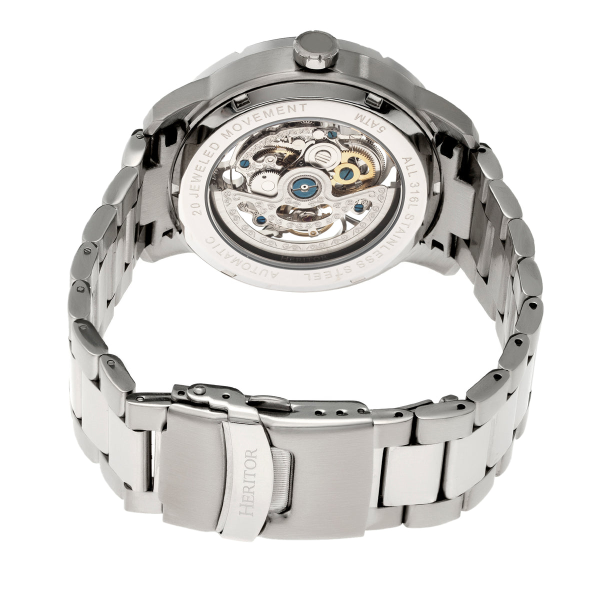 Ryder Silver/Black Black Dial
