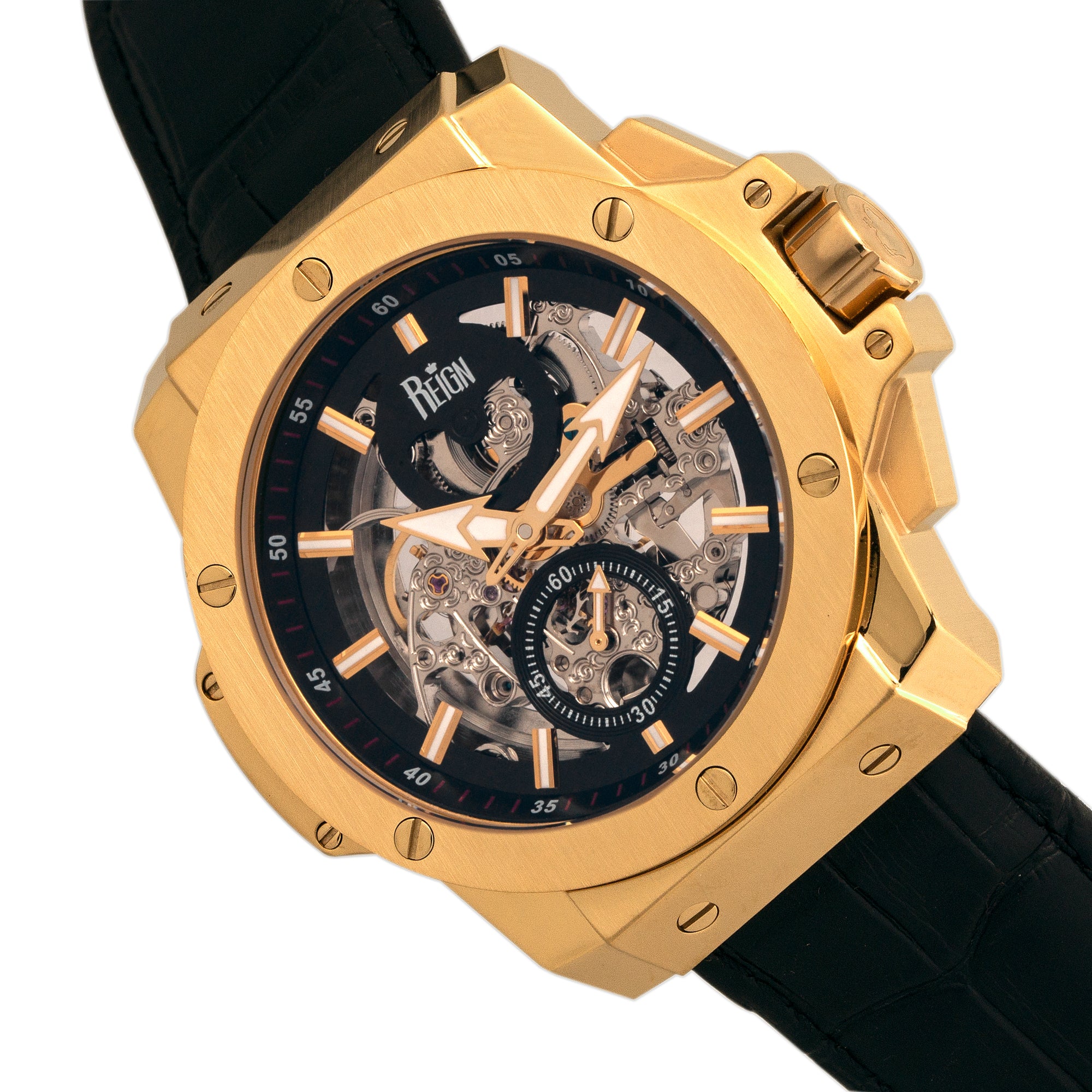 Commodus Gold/Black | Black Dial