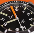 Himalaya 39 Black Rubber | Matte Black Dial