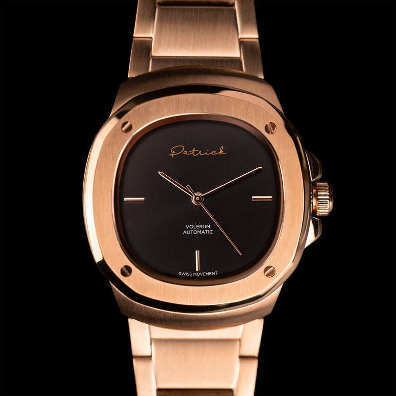 VOLERUM | BLACK AND ROSE GOLD