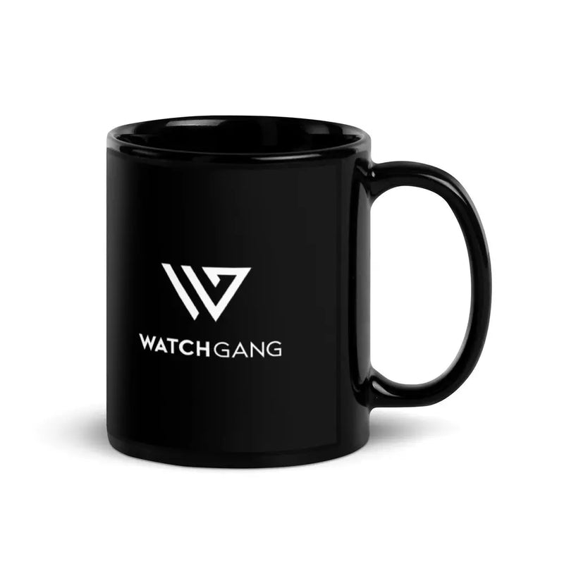 Watch Gang | Black Glossy Mug
